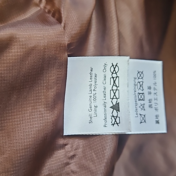 Eddie Bauer Lamb Leather Field Jacket M - Picture 9 of 9